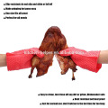 Guantes resistentes al calor del Bbq del silicón de la alta calidad del grado de la comida de la manera / guante del Bbq del horno de la parrilla del silicón / mitón del horno